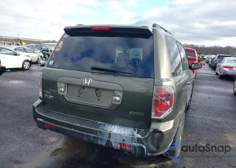 2006 Honda Pilot Ex-L из США, поврежденный, VIN 2HKYF18566H506371